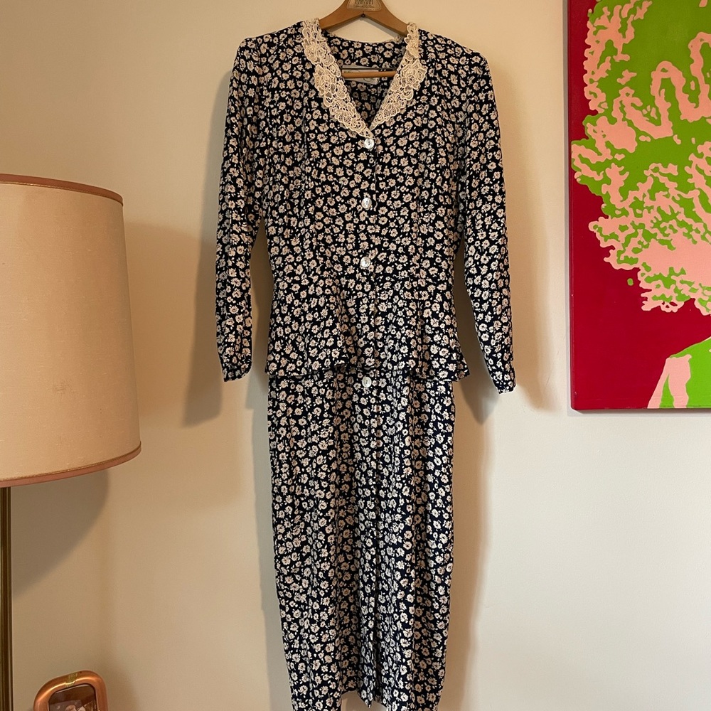 Stunning 80s Willow Ridge Dress